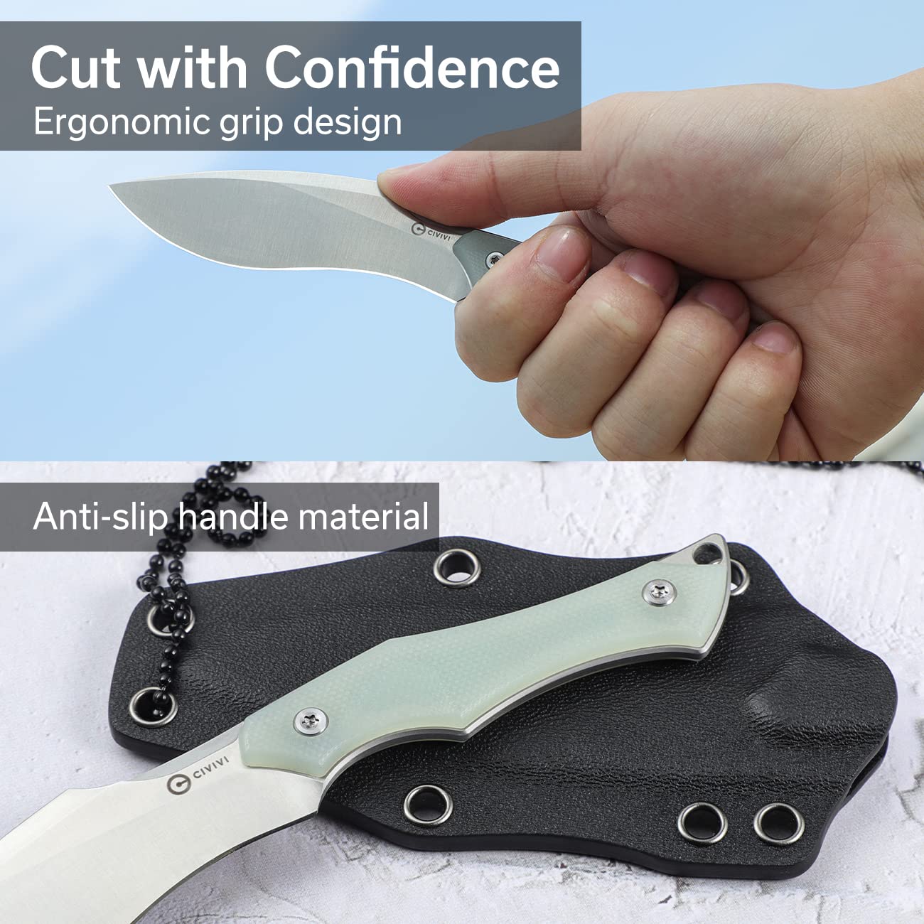 CIVIVI Vaquita II Fixed Blade Knife - Image 5