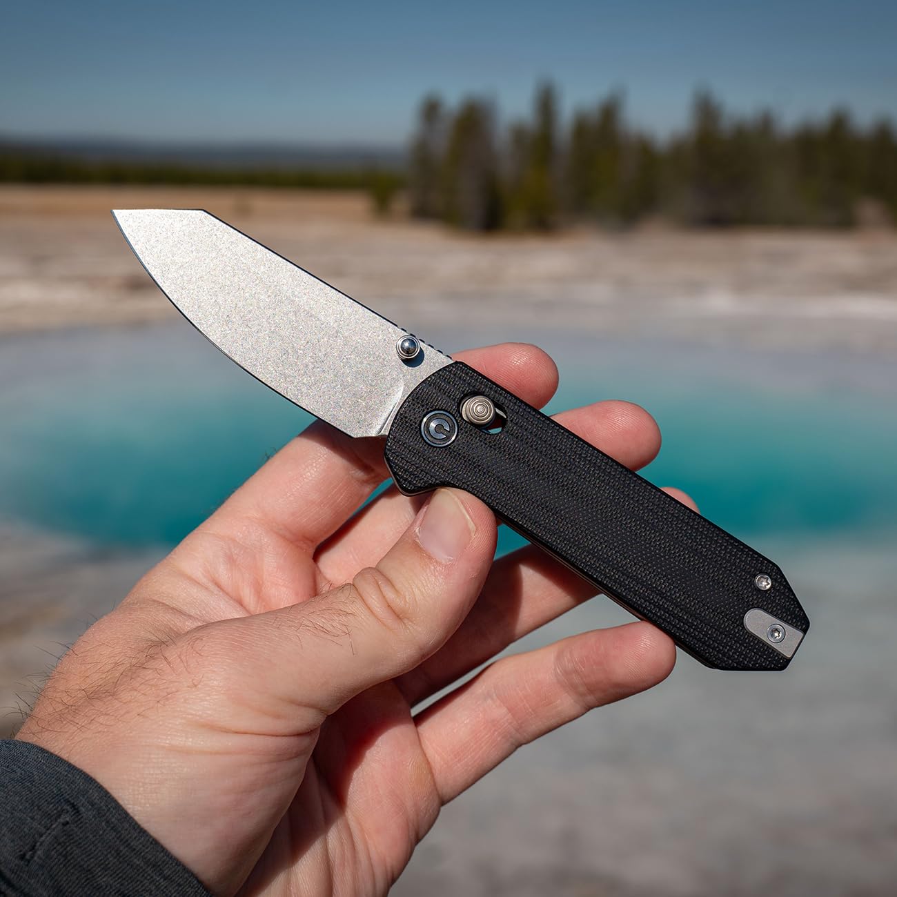 CIVIVI Yonder Folding Pocket Knife for EDC, Crossbar Lock Knife with 2.88" 14C28N Blade G10 Handle, Lightweight Knife Gifts for Men Women Camping Hiking, Designed by Zac Whitmore C23073-1 - Image 8